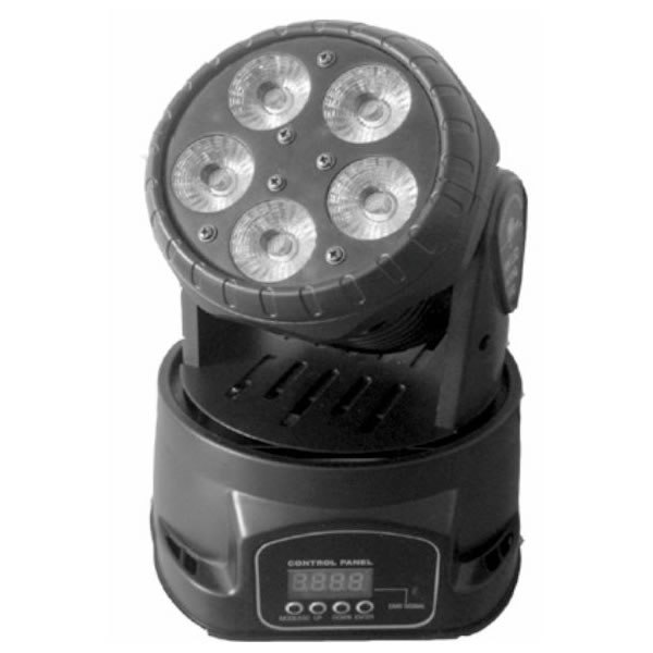 5×15W RGBWA 5in1 LED MOVING HEAD WASH